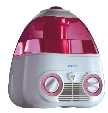 Humidificador rosado de vapor frío con proyector de techo - Vicks