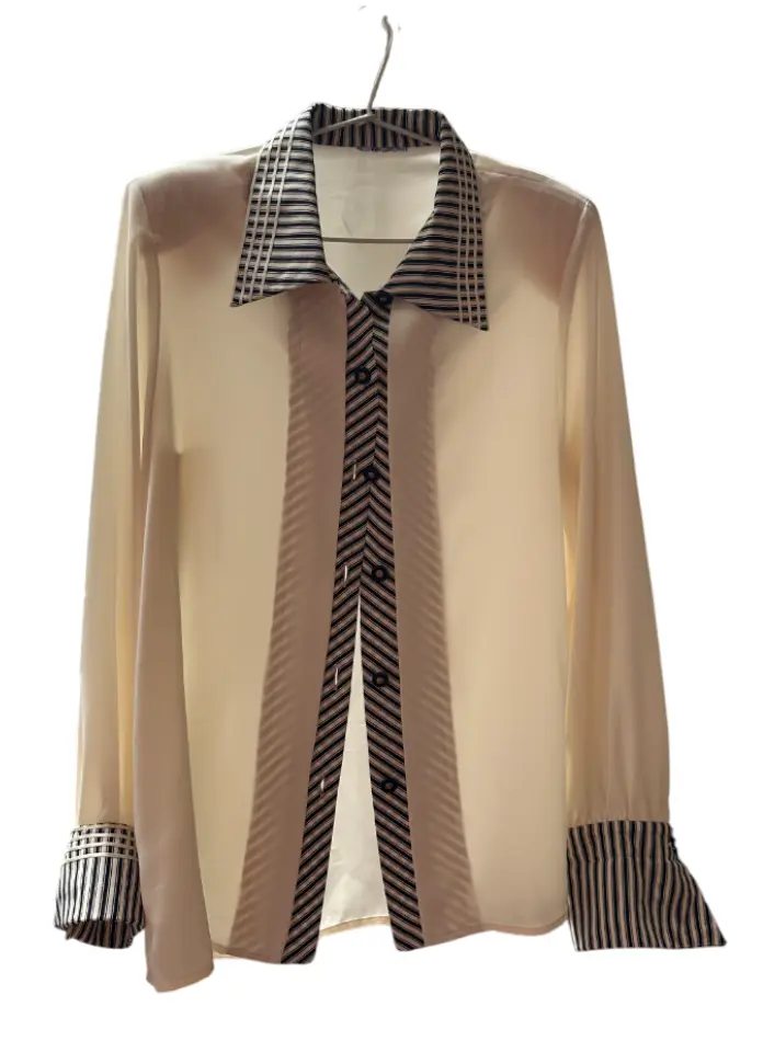 Camisa con transparencia  para mujer. Talla M - Paris