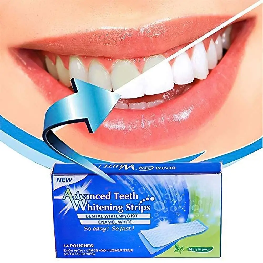 Pack de 6 Tiras avanzadas blanqueadoras de dientes - Dental 360°