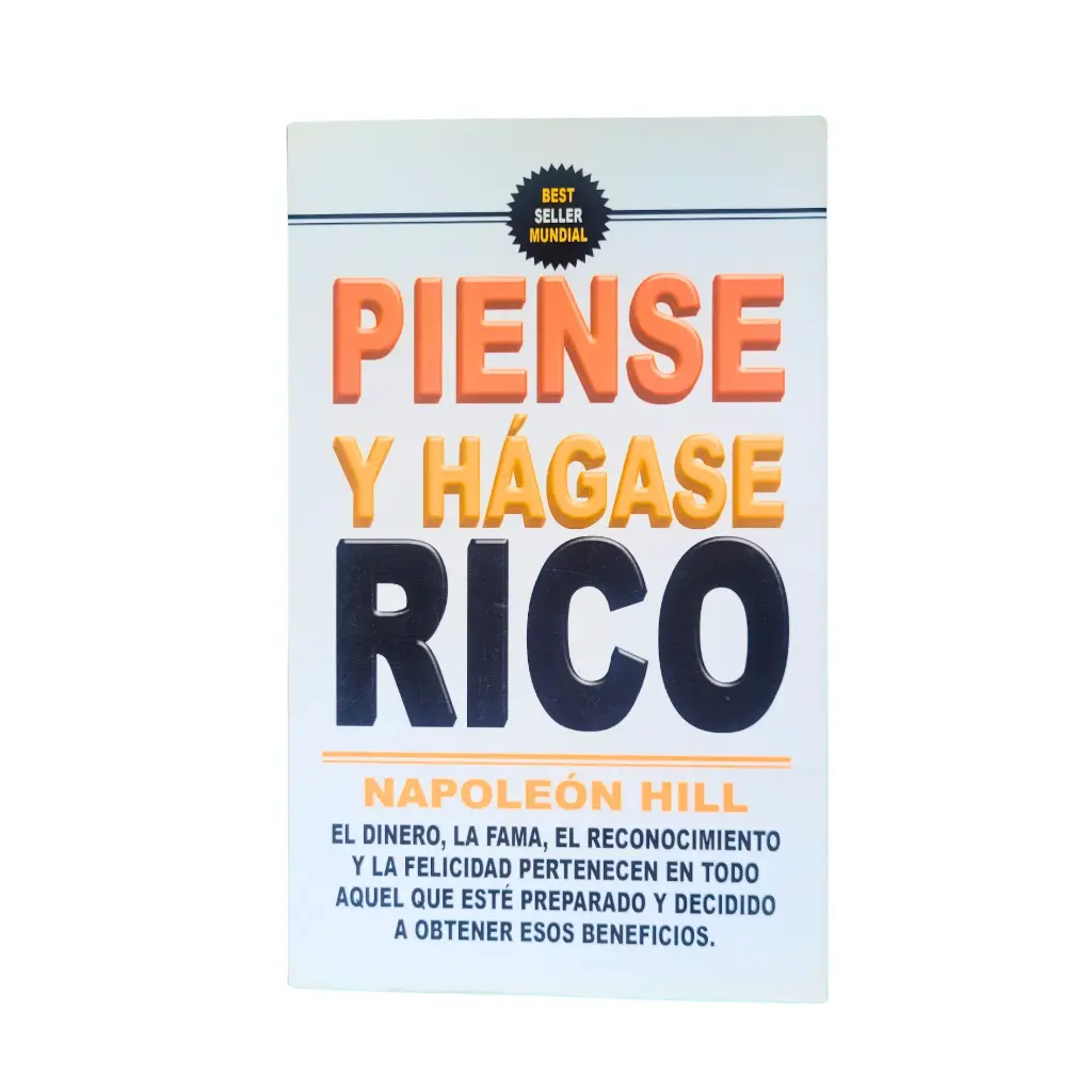 Libro Piense y Hágase Rico (Best Seller) - Napoleón Hill 